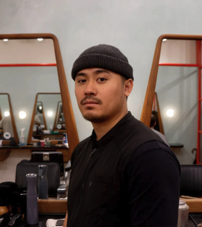 Verut M. at the Williamsburg shop